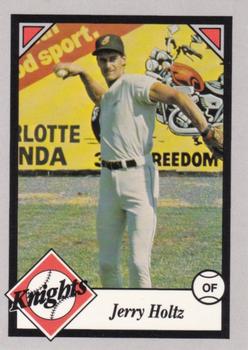 1988 Charlotte Knights #19 Jerry Holtz Front