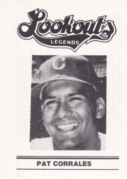 1988 Chattanooga Lookouts Legends #4 Pat Corrales Front