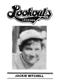 1988 Chattanooga Lookouts Legends #23 Jackie Mitchell Front