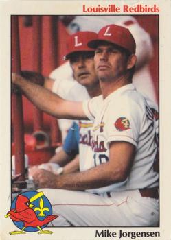 1988 Louisville Redbirds #1 Mike Jorgensen Front