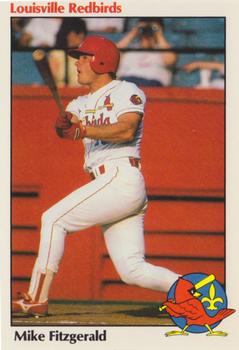 1988 Louisville Redbirds #19 Mike Fitzgerald Front