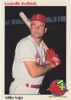 1988 Louisville Redbirds #26 Mike Laga Front