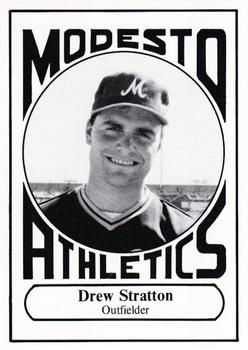 1988 Modesto A's #29 Drew Stratton Front