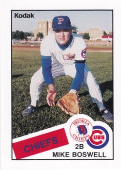 1988 Peoria Chiefs #NNO Mike Boswell Front