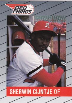 1988 Rochester Red Wings #6 Sherwin Cijntje Front