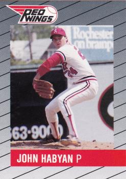 1988 Rochester Red Wings #10 John Habyan Front