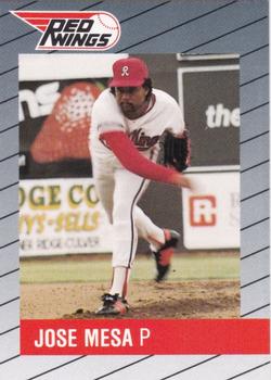 1988 Rochester Red Wings #13 Jose Mesa Front