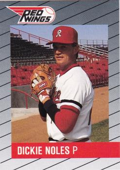 1988 Rochester Red Wings #16 Dickie Noles Front