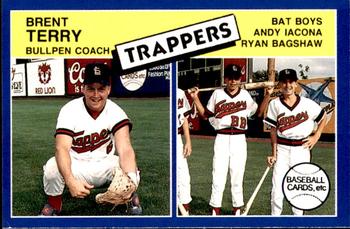 1988 Salt Lake Trappers #6 Brent Terry Front