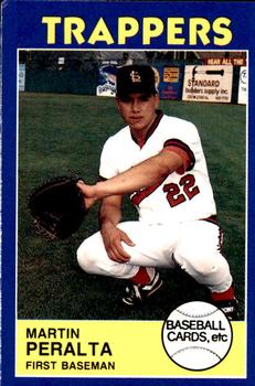 1988 Salt Lake Trappers #22 Martin Peralta Front