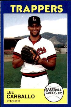 1988 Salt Lake Trappers #28 Lee Carballo Front
