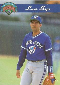 1993 Toronto Blue Jays Fire Safety #NNO Luis Sojo Front
