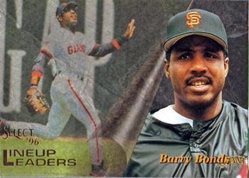 1996 Select #156 Barry Bonds Front