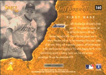 1996 Select #160 Jeff Bagwell Back