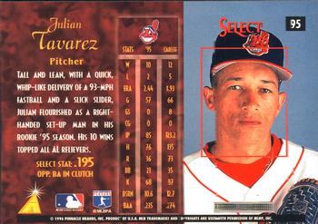 1996 Select #95 Julian Tavarez Back