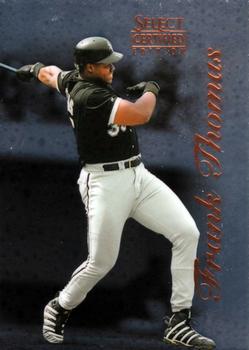 1996 Select Certified #1 Frank Thomas Front