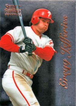 1996 Select Certified #23 Gregg Jefferies Front