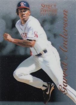 1996 Select Certified #95 Garret Anderson Front