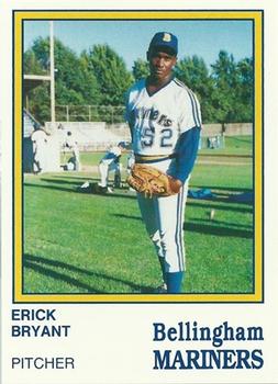 1987 Bellingham Mariners #2 Erick Bryant Front