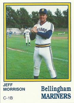 1987 Bellingham Mariners #13 Jeff Morrison Front
