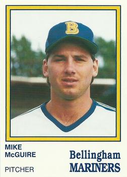 1987 Bellingham Mariners #22 Mike McGuire Front