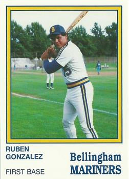 1987 Bellingham Mariners #23 Ruben Gonzalez Front