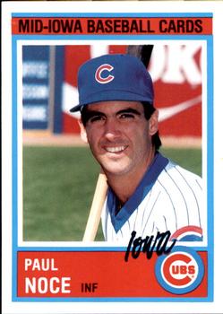1987 Iowa Cubs #11 Paul Noce Front
