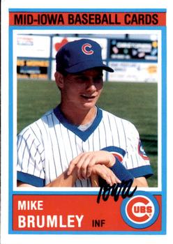 1987 Iowa Cubs #13 Mike Brumley Front