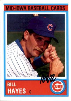 1987 Iowa Cubs #14 Bill Hayes Front