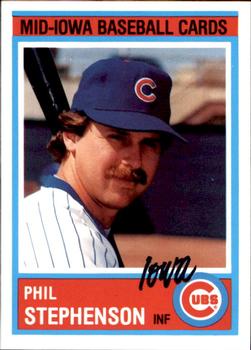 1987 Iowa Cubs #18 Phil Stephenson Front