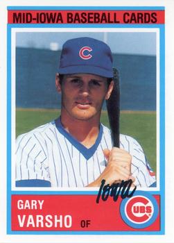 1987 Iowa Cubs #23 Gary Varsho Front