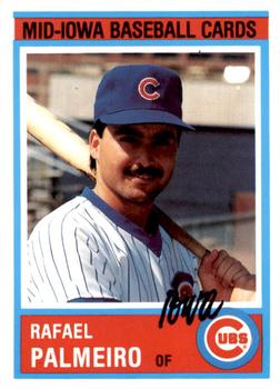 1987 Iowa Cubs #24 Rafael Palmeiro Front