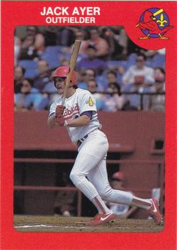 1987 Louisville Redbirds #3 Jack Ayer Front