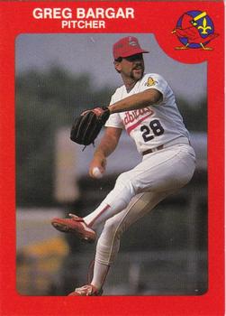 1987 Louisville Redbirds #4 Greg Bargar Front