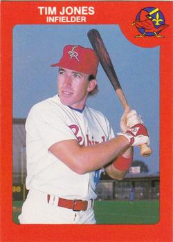 1987 Louisville Redbirds #17 Tim Jones Front