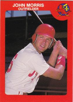 1987 Louisville Redbirds #20 John Morris Front