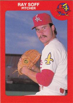 1987 Louisville Redbirds #27 Ray Soff Front