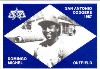 1987 San Antonio Dodgers #7 Domingo Michel Front