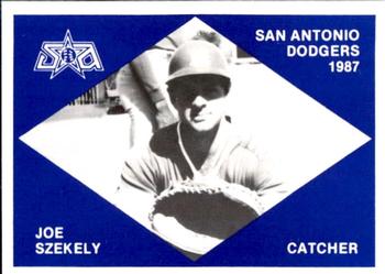 1987 San Antonio Dodgers #17 Joe Szekely Front
