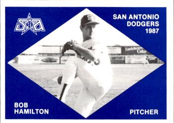 1987 San Antonio Dodgers #18 Bob Hamilton Front