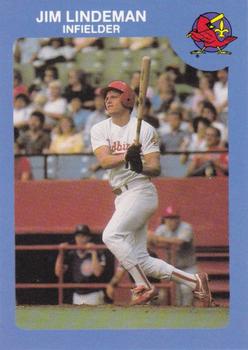 1986 Louisville Redbirds #16 Jim Lindeman Front