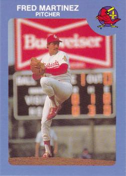 1986 Louisville Redbirds #19 Fred Martinez Front