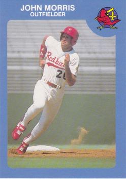 1986 Louisville Redbirds #20 John Morris Front