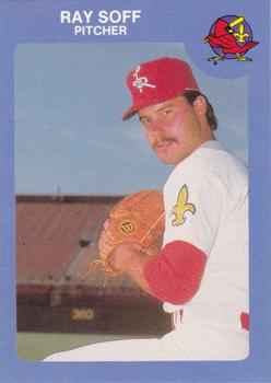 1986 Louisville Redbirds #26 Ray Soff Front