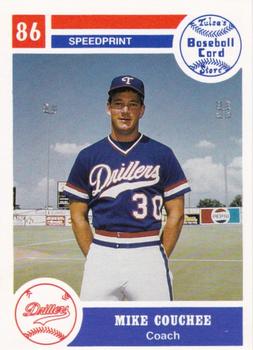 1986 Tulsa Drillers #4 Mike Couchee Front