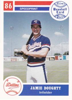 1986 Tulsa Drillers #11 Jamie Doughty Front