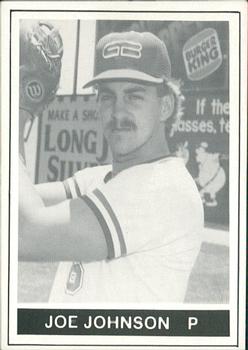 1985 WESC Greenville Braves #NNO Joe Johnson Front