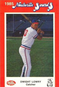 1985 Hills Nashville Sounds #NNO Dwight Lowry Front