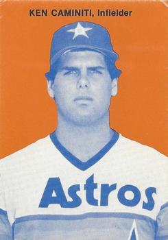1985 Osceola Astros #17 Ken Caminiti Front