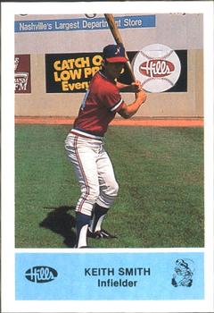 1984 Hills Nashville Sounds #NNO Keith Smith Front